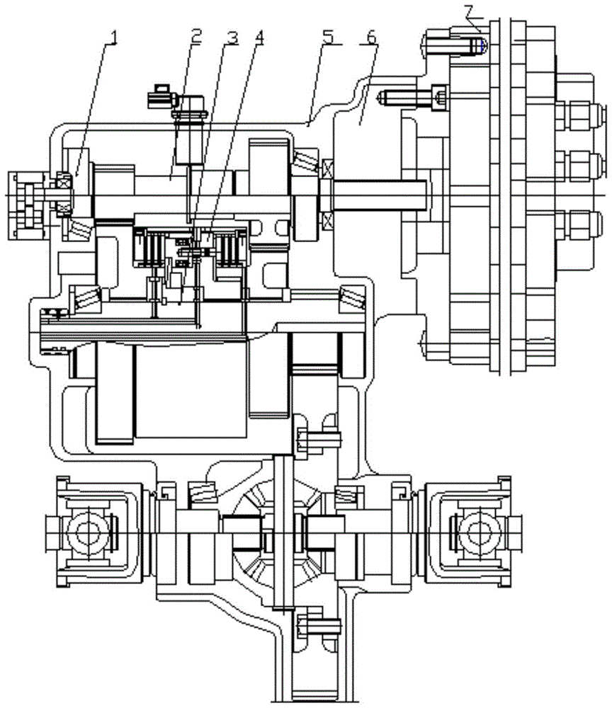 Wet second-speed automatic transmission