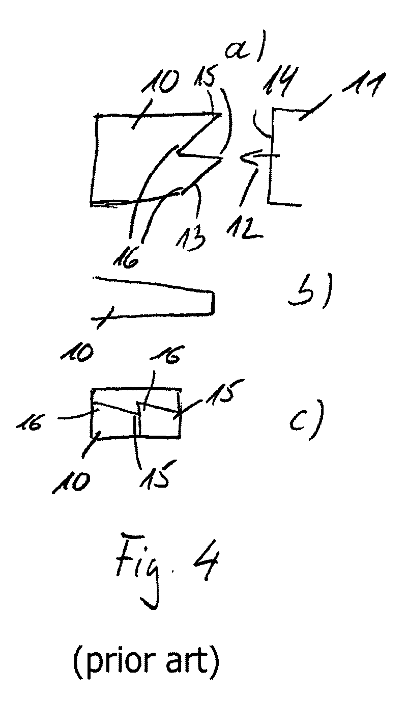 Blade ring segment having an annular space delimiting surface having a wavy height profile