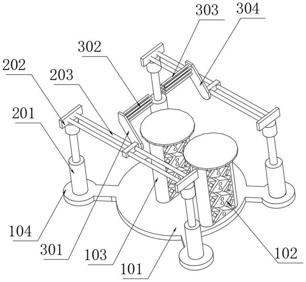 Stamping die of automobile function module