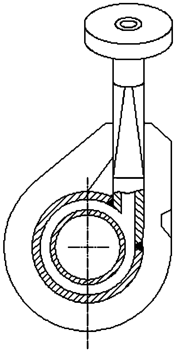 Novel pulverized coal nozzle and pulverized coal feeding mode