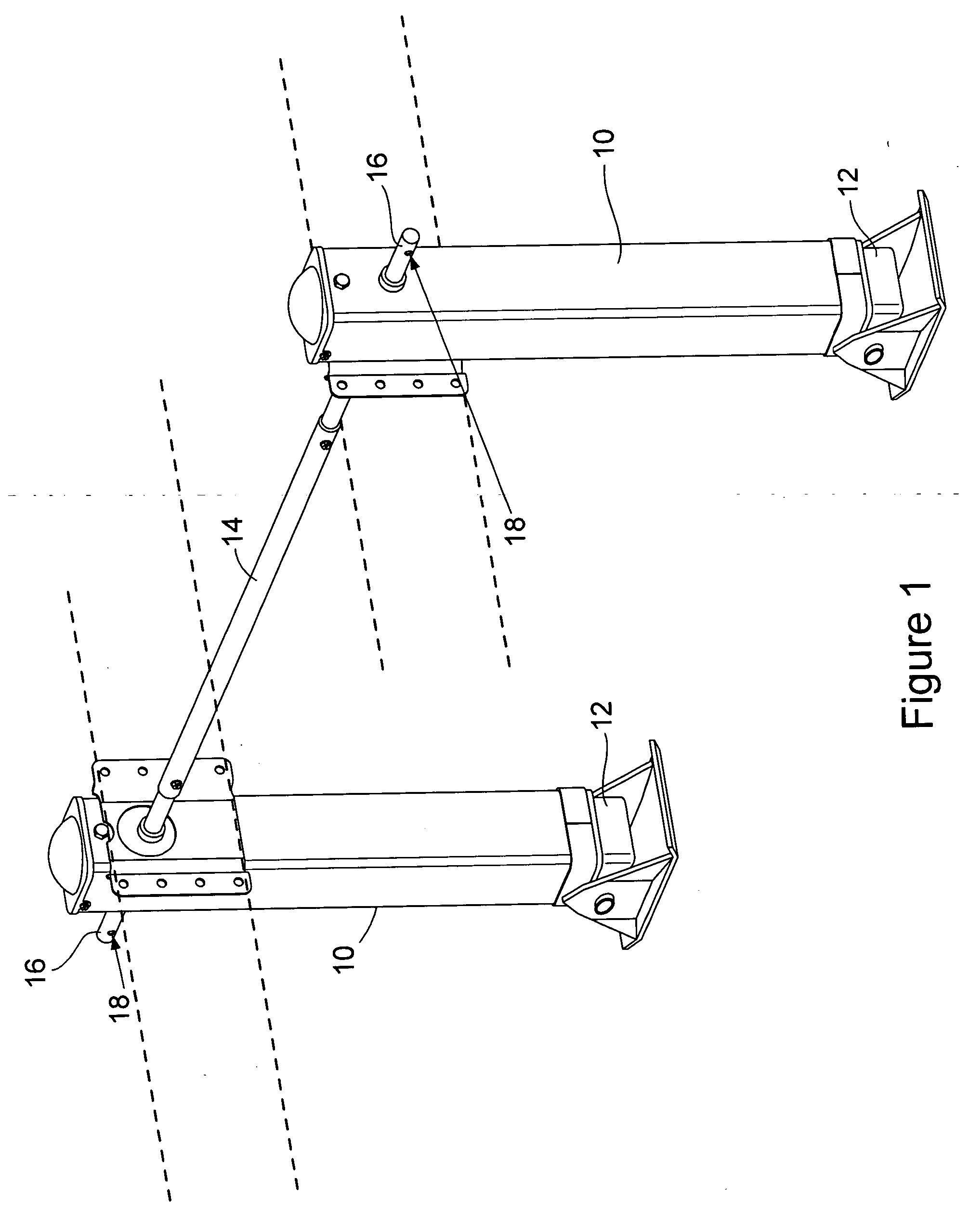 Speed crank locking device for trailer landing gear assembly