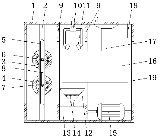 Cutting device for high-strength large-diameter nodular cast iron pipe production