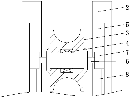 Cutting device for high-strength large-diameter nodular cast iron pipe production