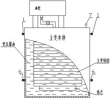 A main transformer radiator fan with photovoltaic conversion function