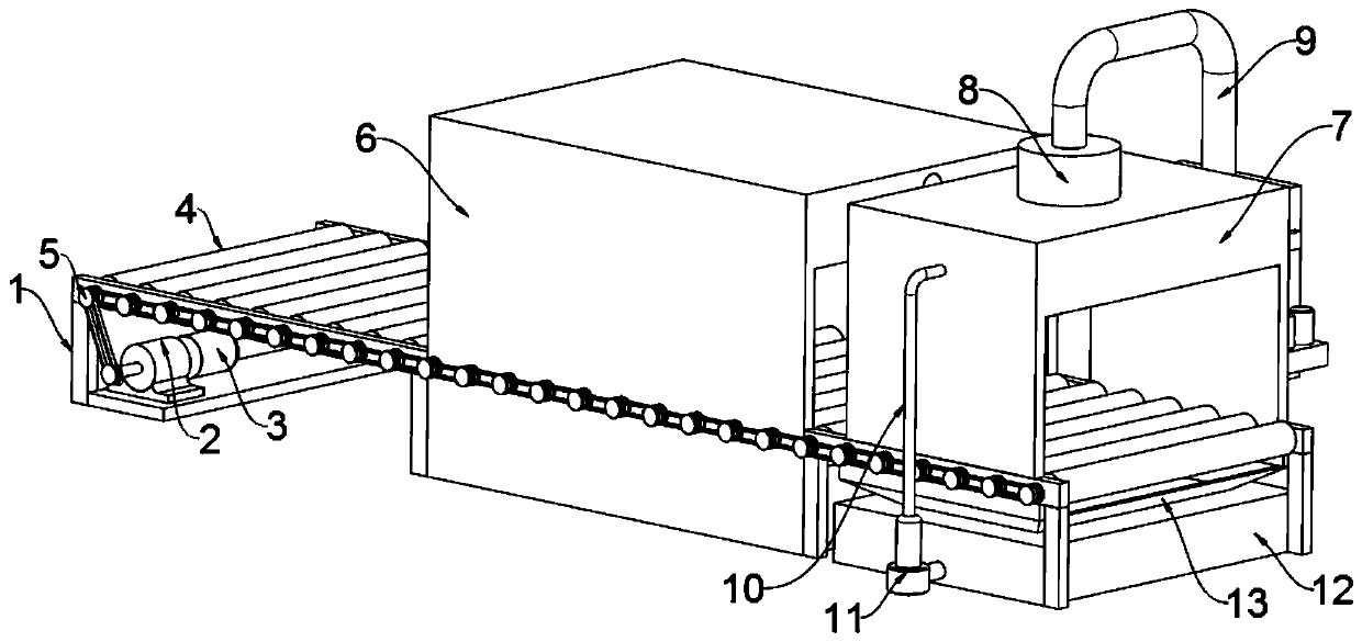 Heat treatment equipment for die steel machining and production