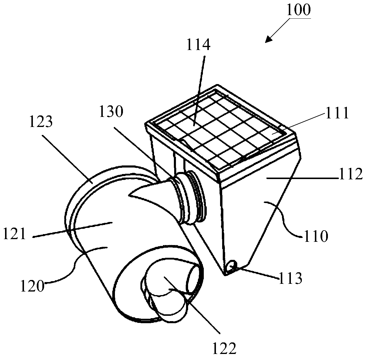 Air filter intake system and vehicle