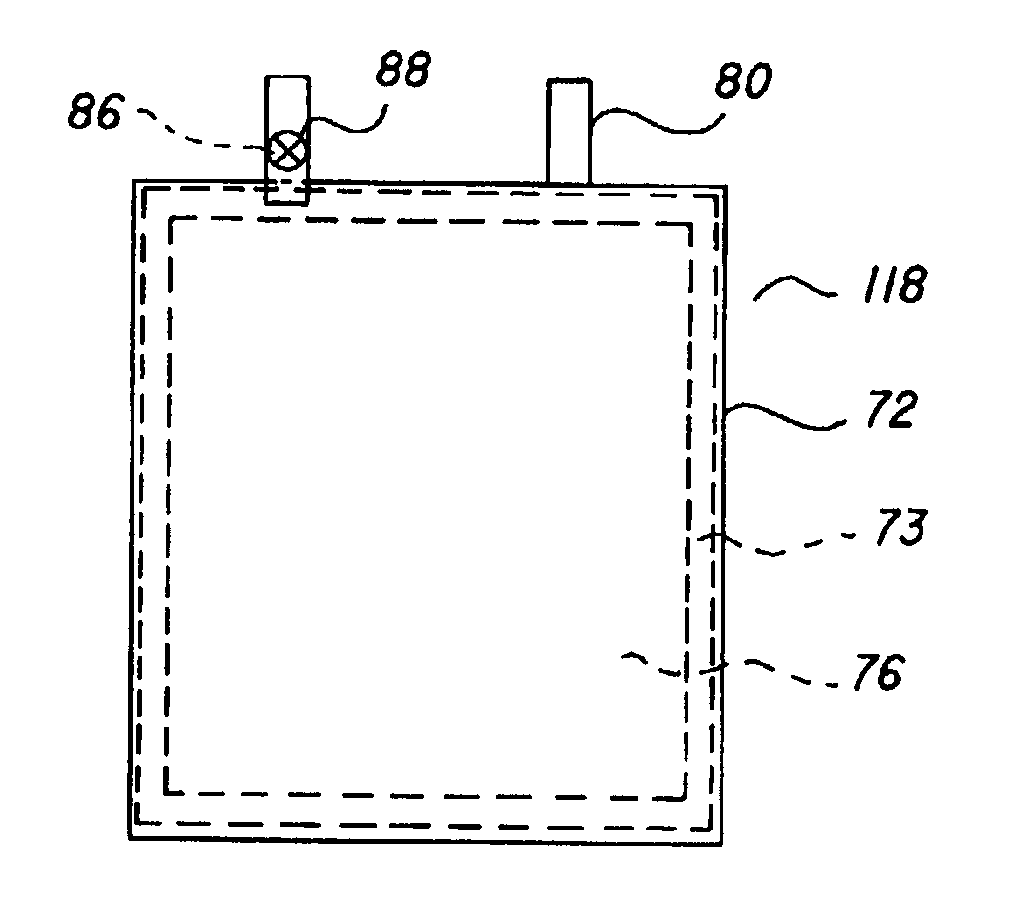 Liquid fuel reservoir for fuel cells