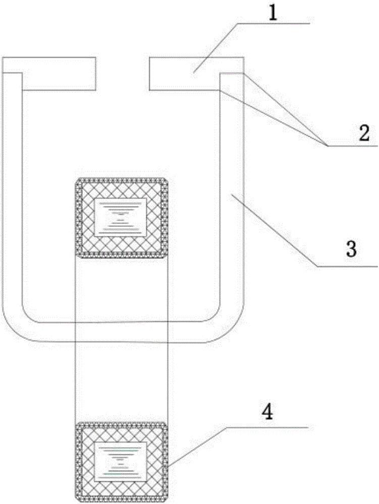 Primary wiring board of casting current transformer