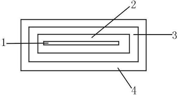 Golden effect pigment and production technology thereof