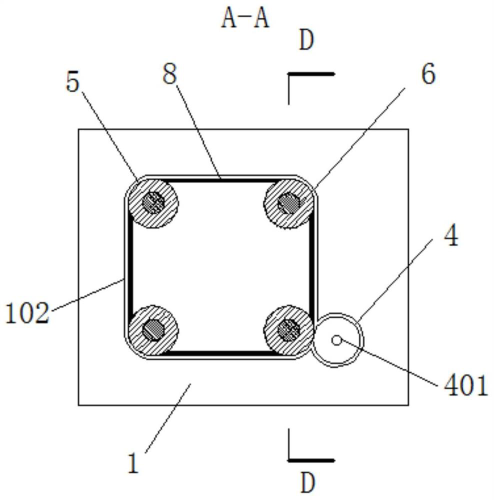 A building foundation pit support device with anti-subsidence and water removal