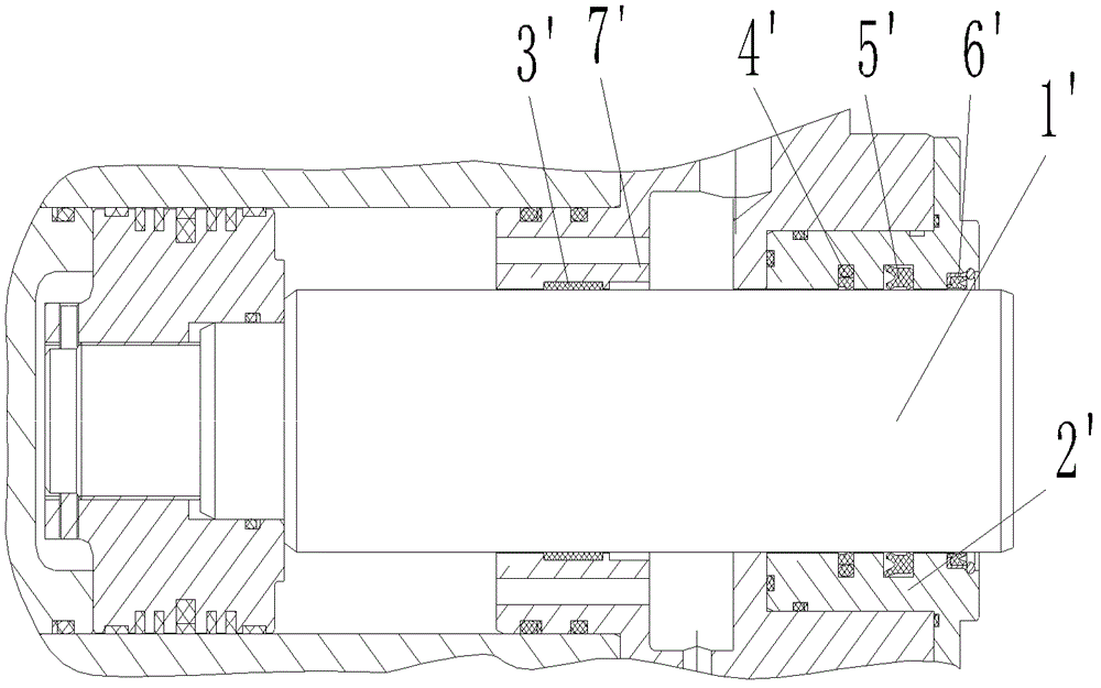 Hydraulic cylinder sealing structure