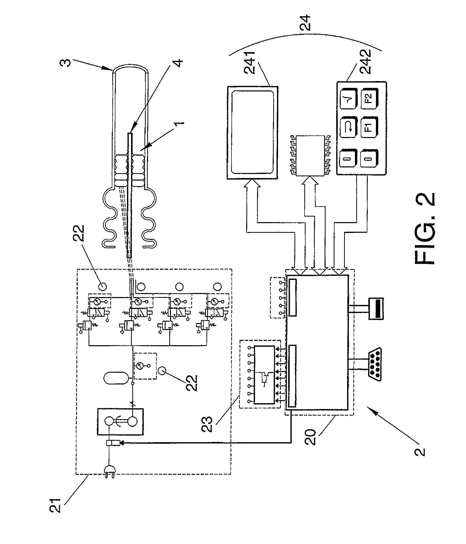 Method and device for automated translational movement of an endoscope through the digestive tract