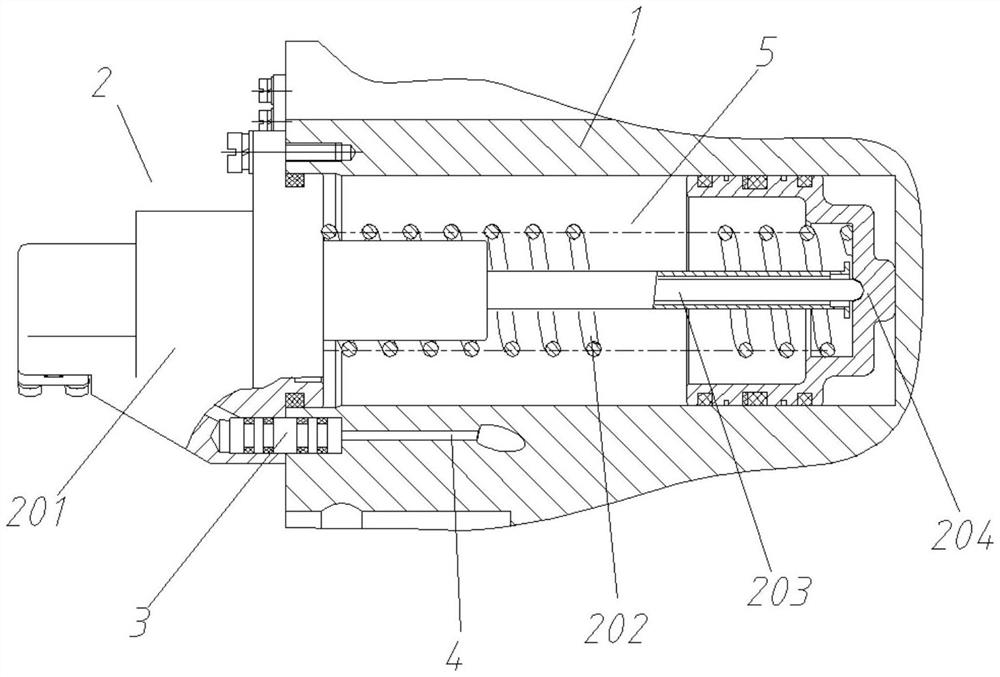 Self-pressurized pressurizing oil tank