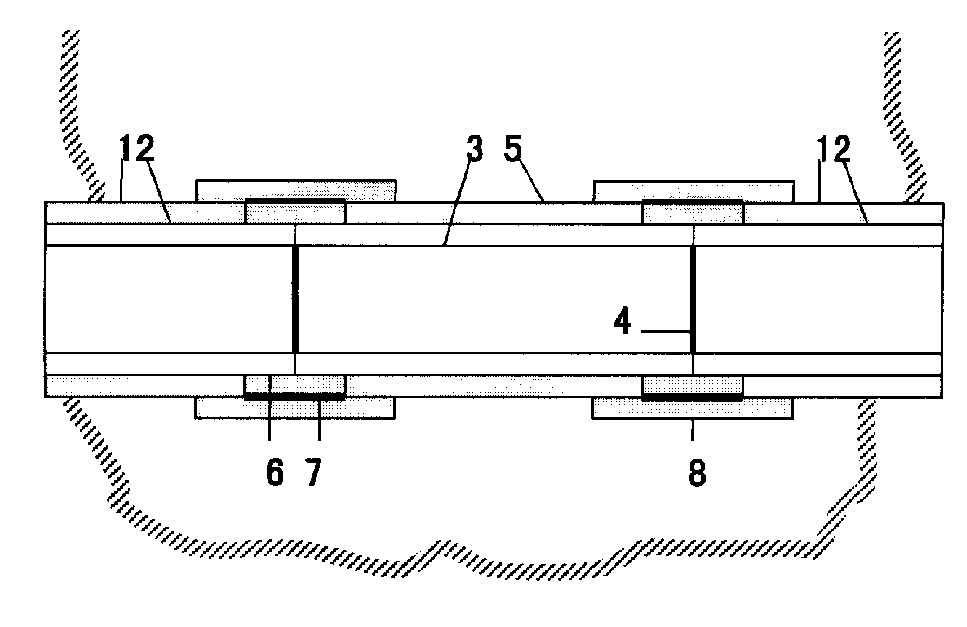 Shape memory composition patch device for pipe connection