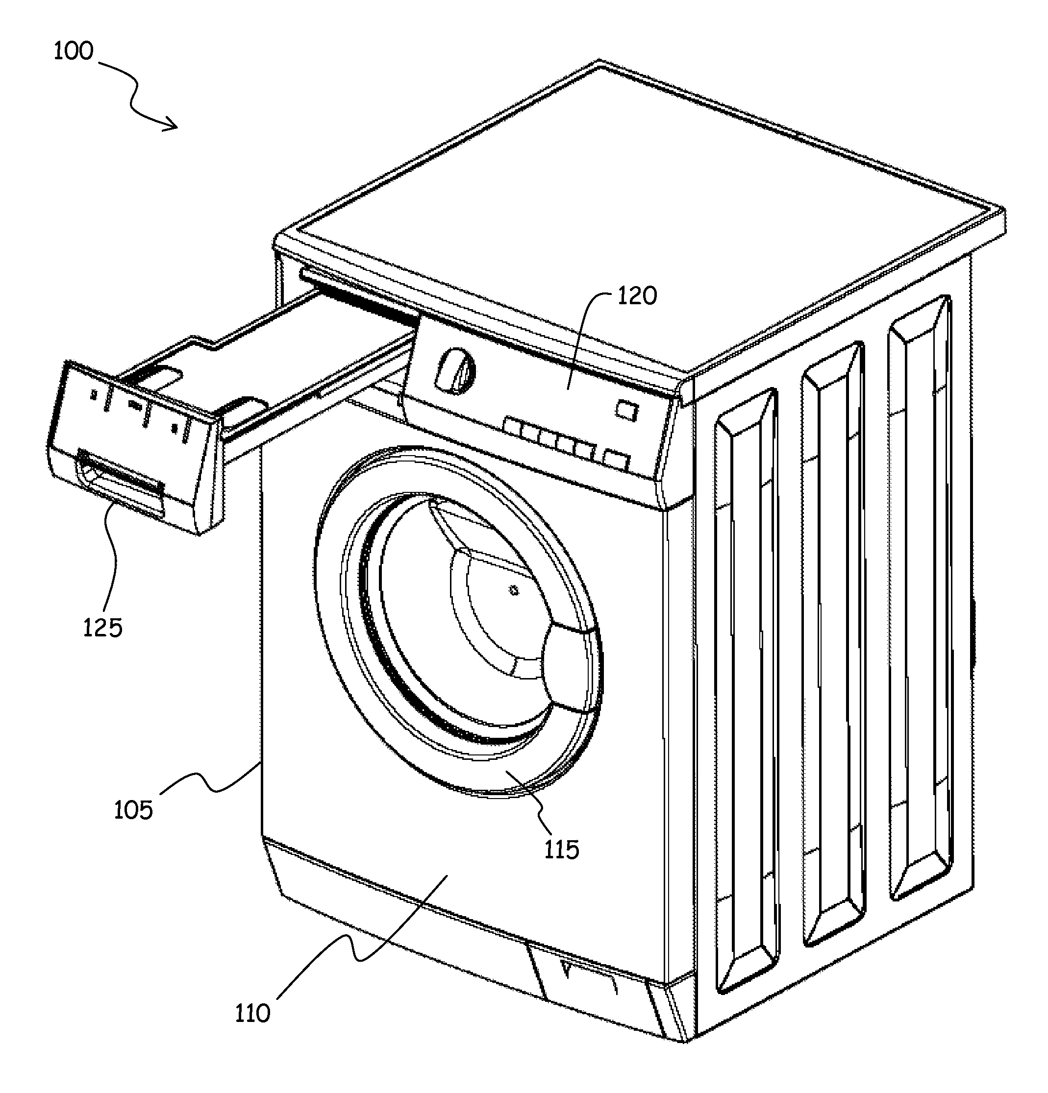 Laundry washing appliance with dosing dispenser