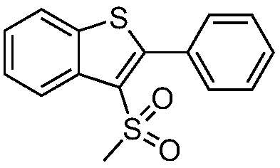 Preparation method of 3-methylsulfonyl-2-substituted benzothiophene compound