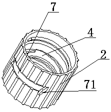 Specimen container for preventing formaldehyde from leaking