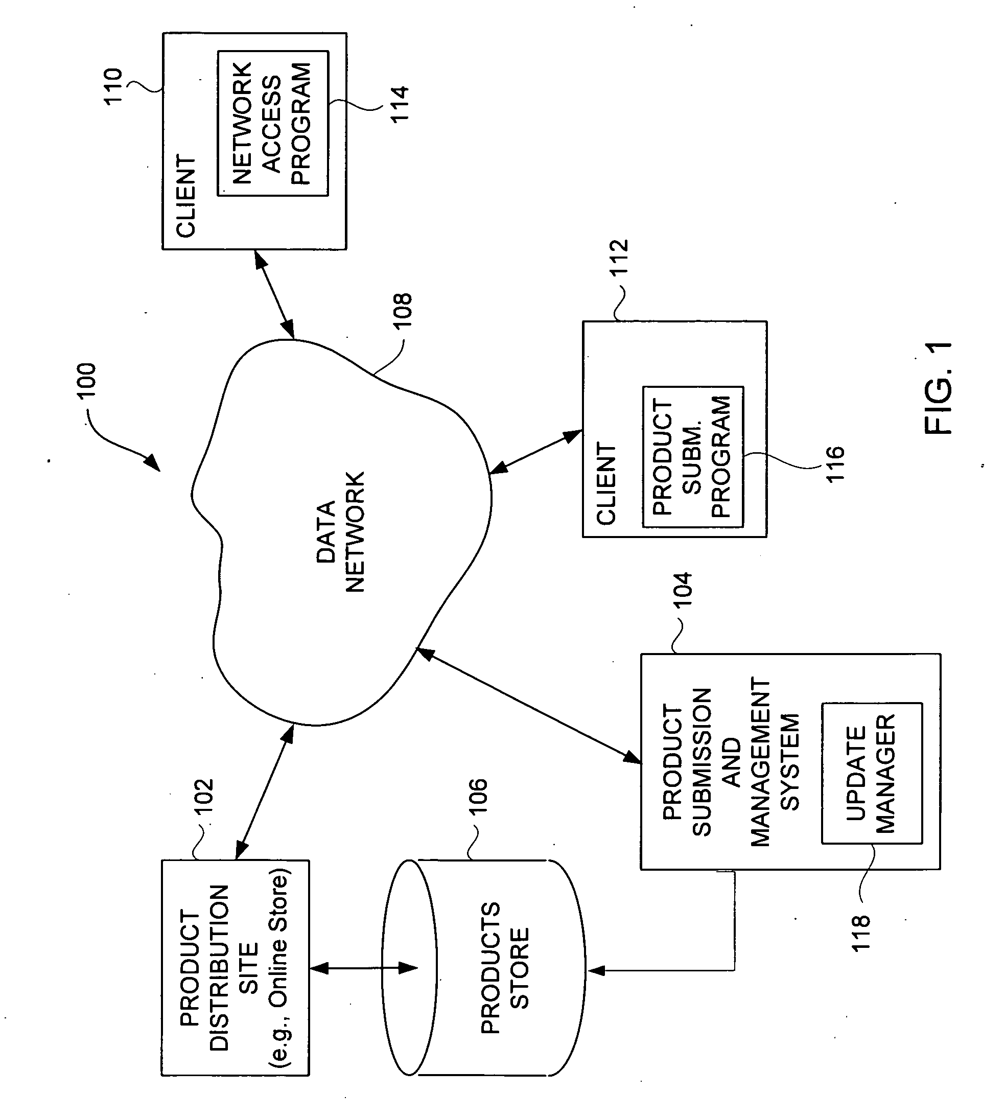 Network-Based Update of Application Programs