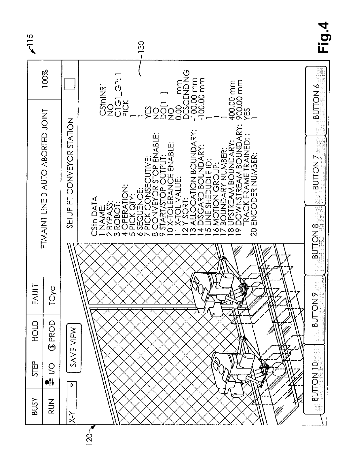 System, method, and apparatus to display three-dimensional robotic workcell data