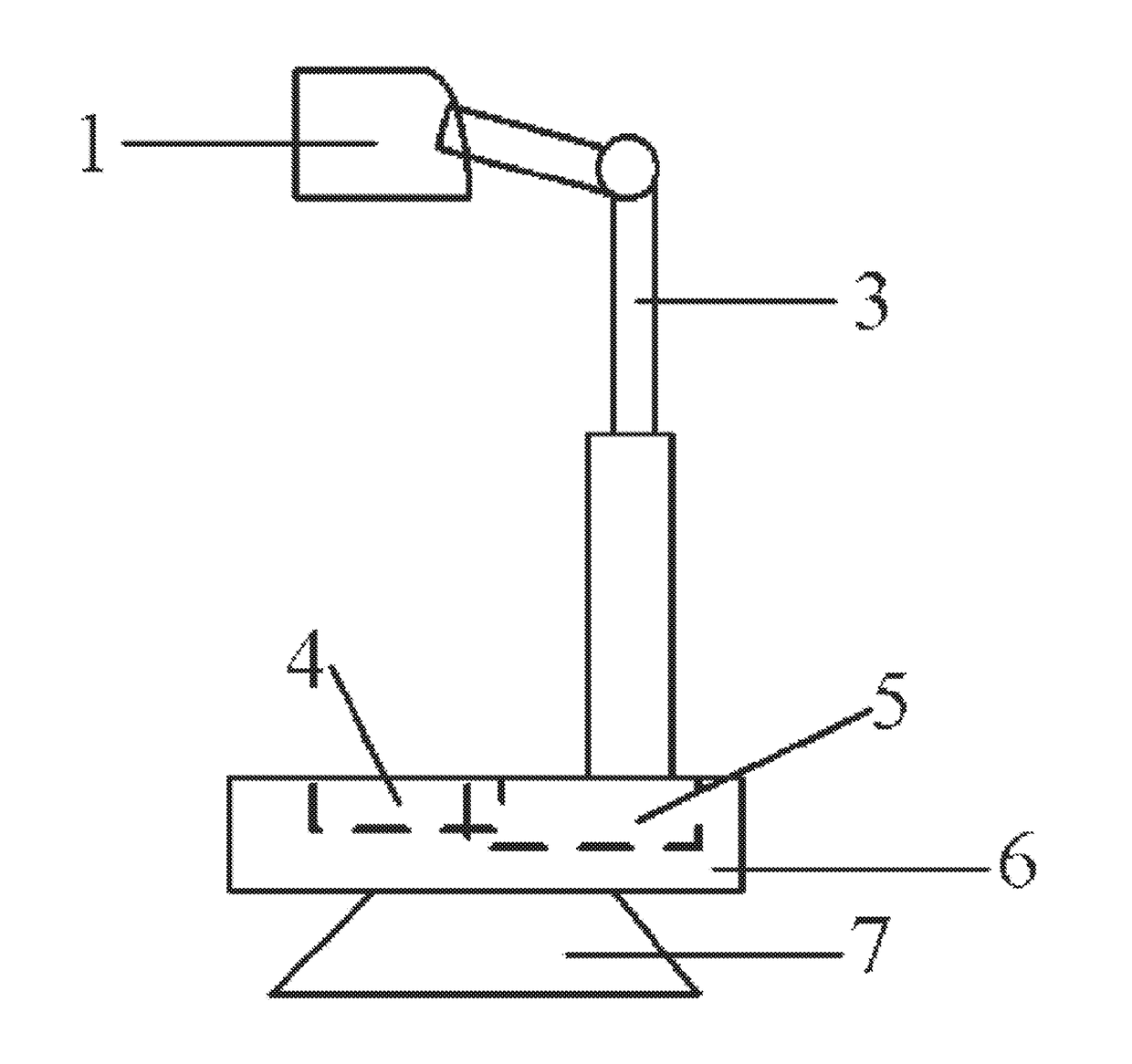 DNA oxidative damage repairing device and application method thereof