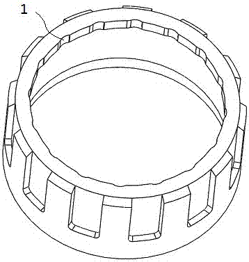 A threaded connection anti-loosening and anti-rotation structure