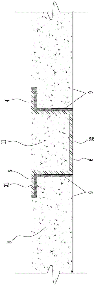 Stainless steel box for repairing hoisting reserving holes of reinforced concrete roofs of prilling tower and silo and repairing method