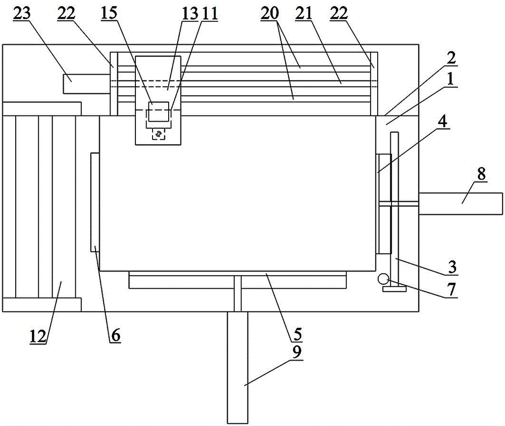 Full-automatic porous plate machining device and machining method thereof