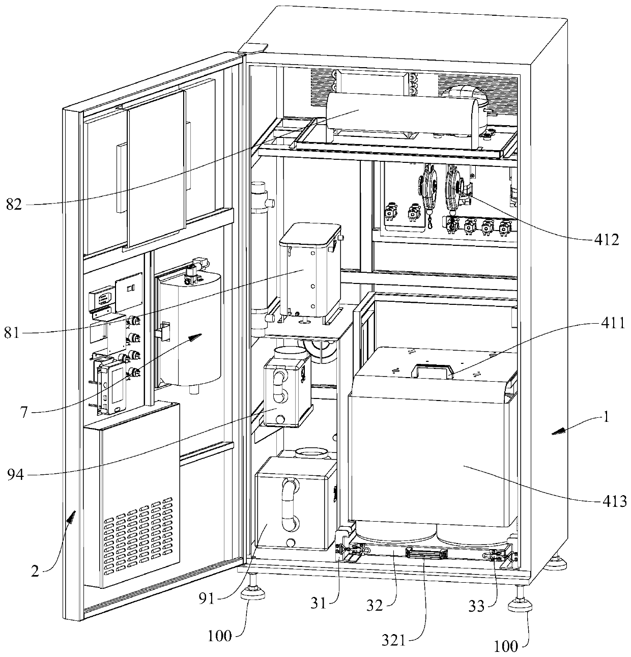 Barreled water vending machine