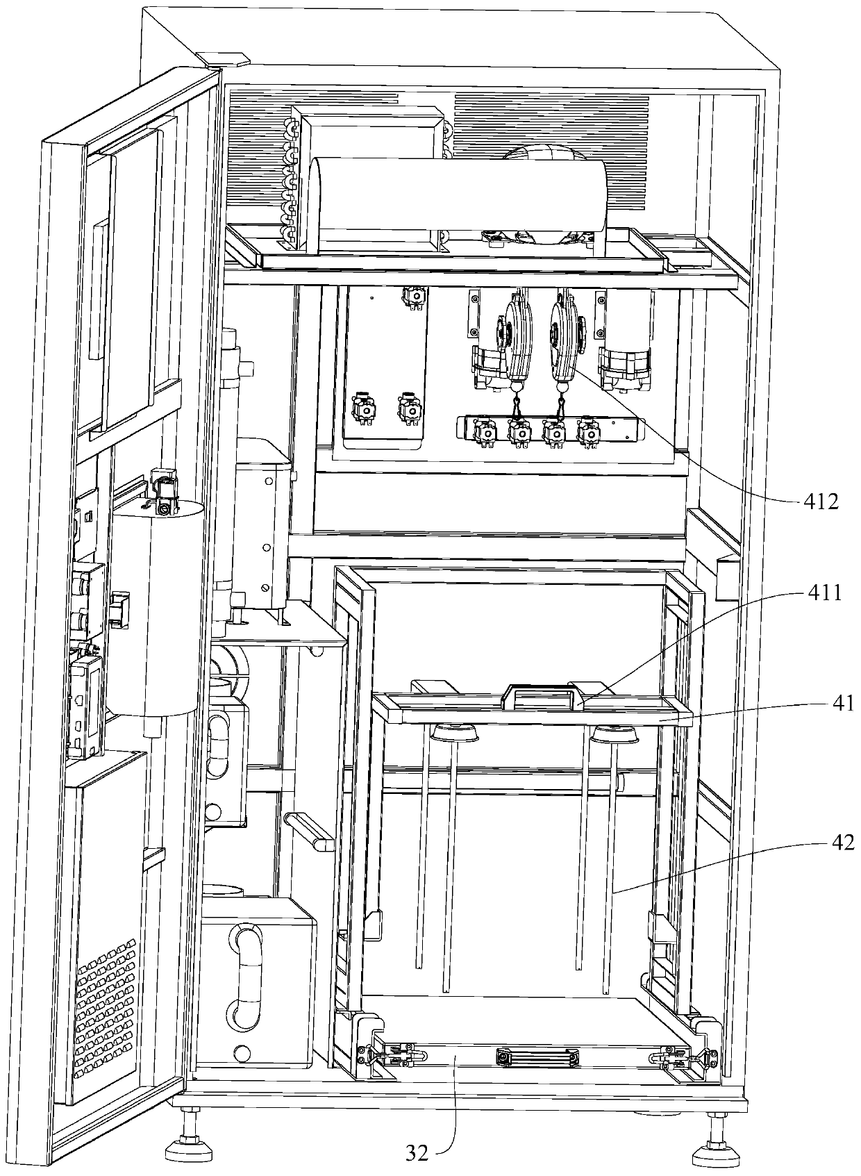 Barreled water vending machine