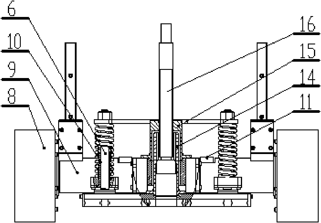 Wheel-type obstacle detouring mechanism for wall climbing robot with adjustable magnetic adsorption force