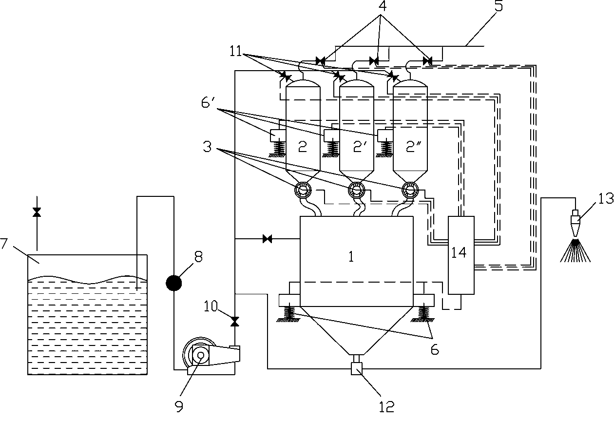 Device and method for realizing premixed jet flow continuous jetting