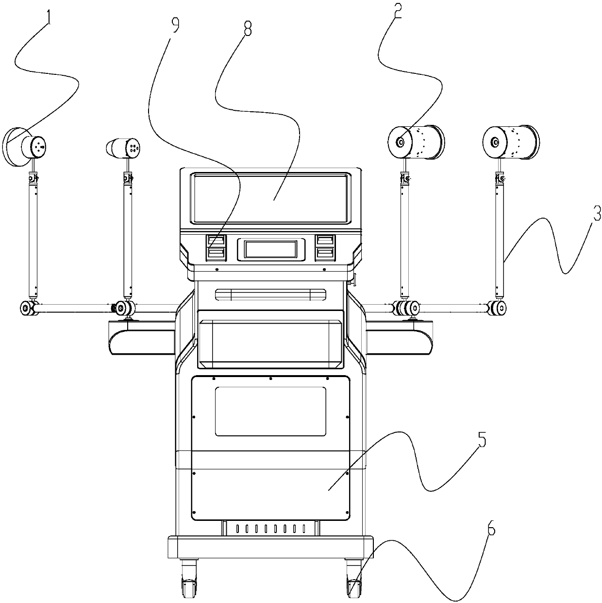 Medical equipment for prevention and rehabilitation treatment of senile diseases