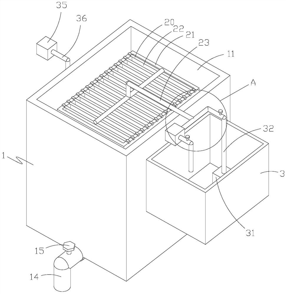 A membrane filtration water purification device