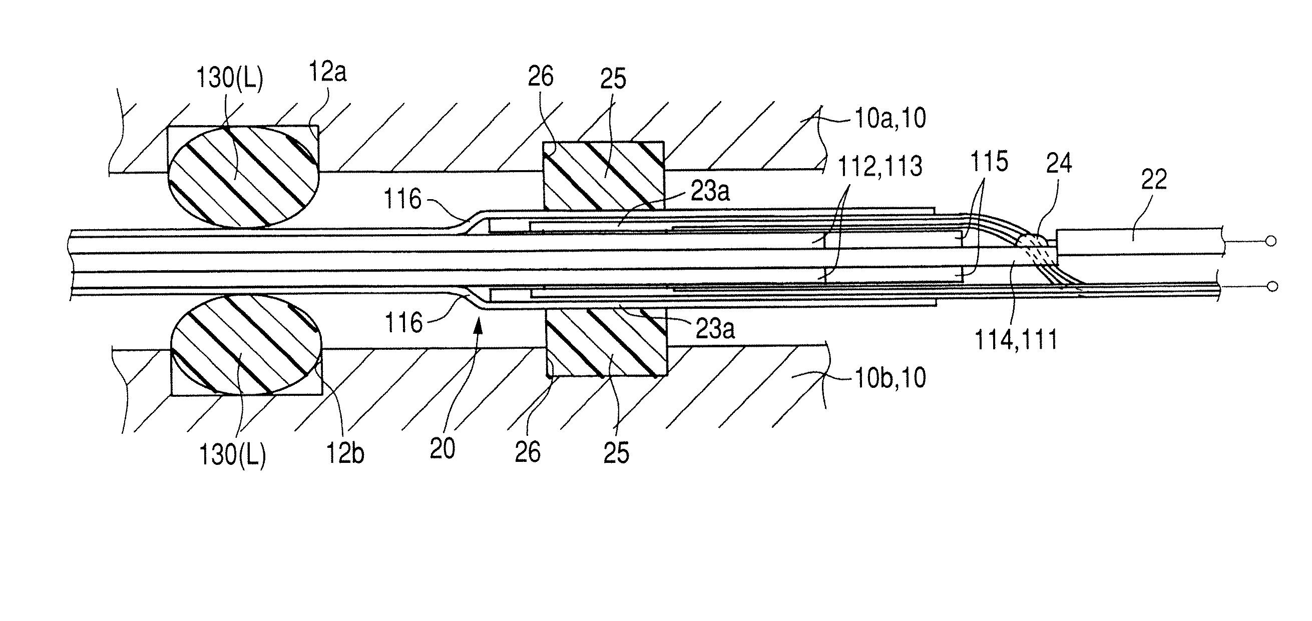 Wiring structure of vibrator, and piezoelectric pump