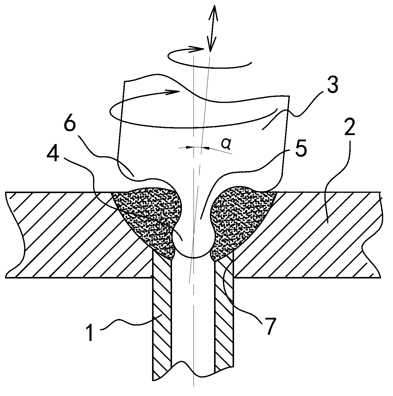 New tube plate welding method