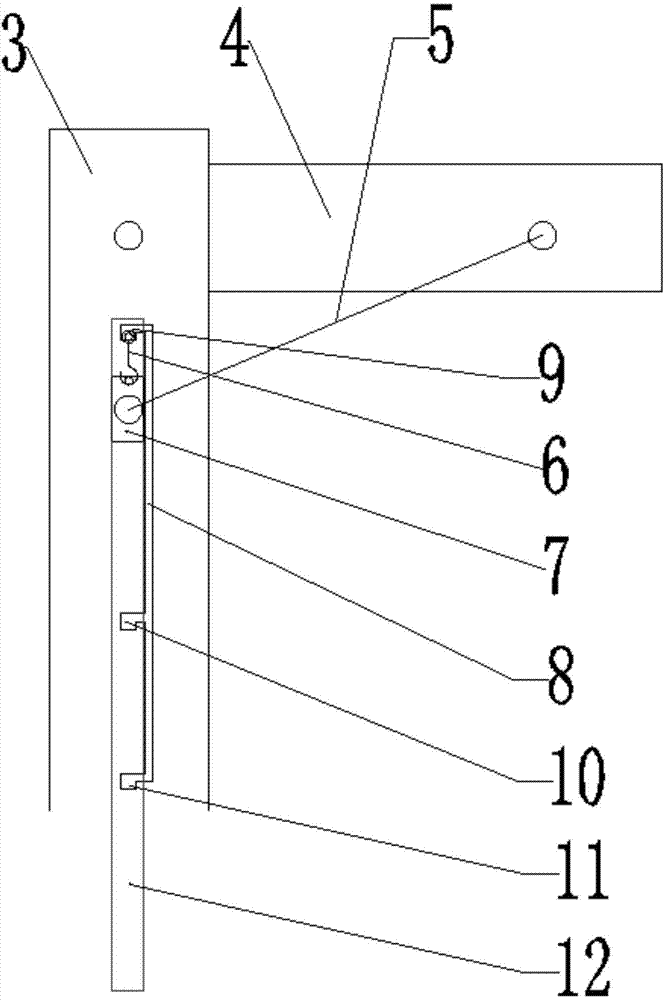 Turning type bedside dual-purpose bookshelf