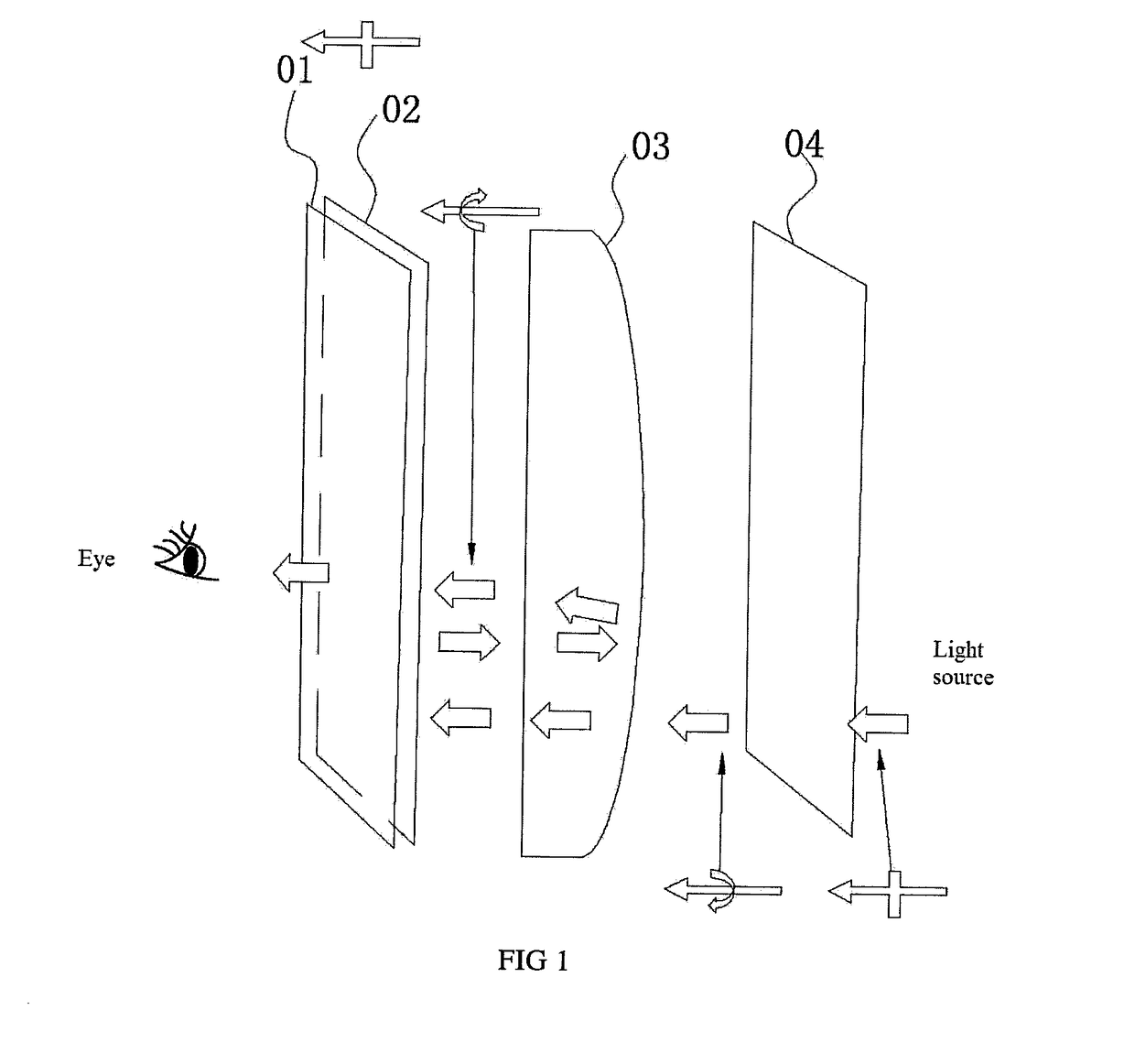 Short-range optical amplification module, spectacles, helmet and VR system