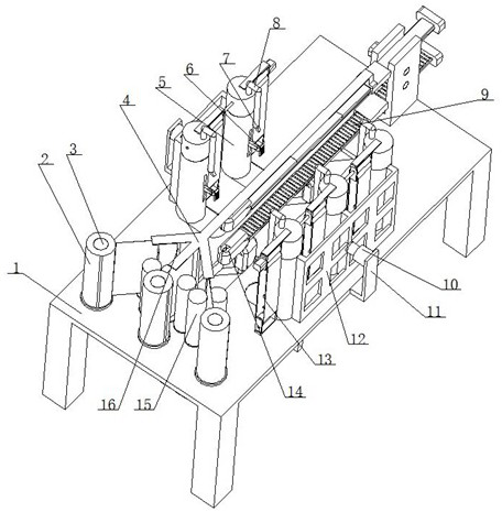 A kind of release film wear resistance testing device