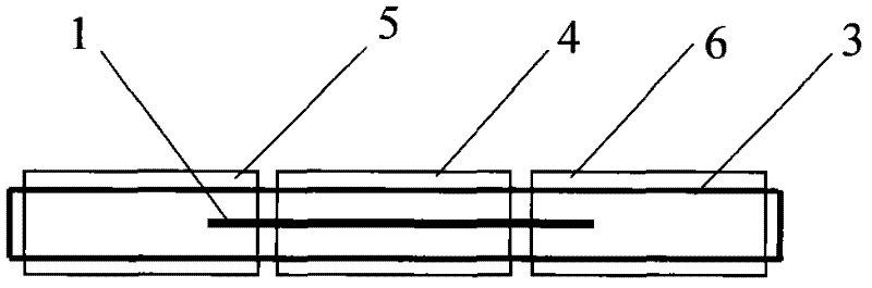 Differential transformer type line displacement sensor and manufacture and use methods thereof