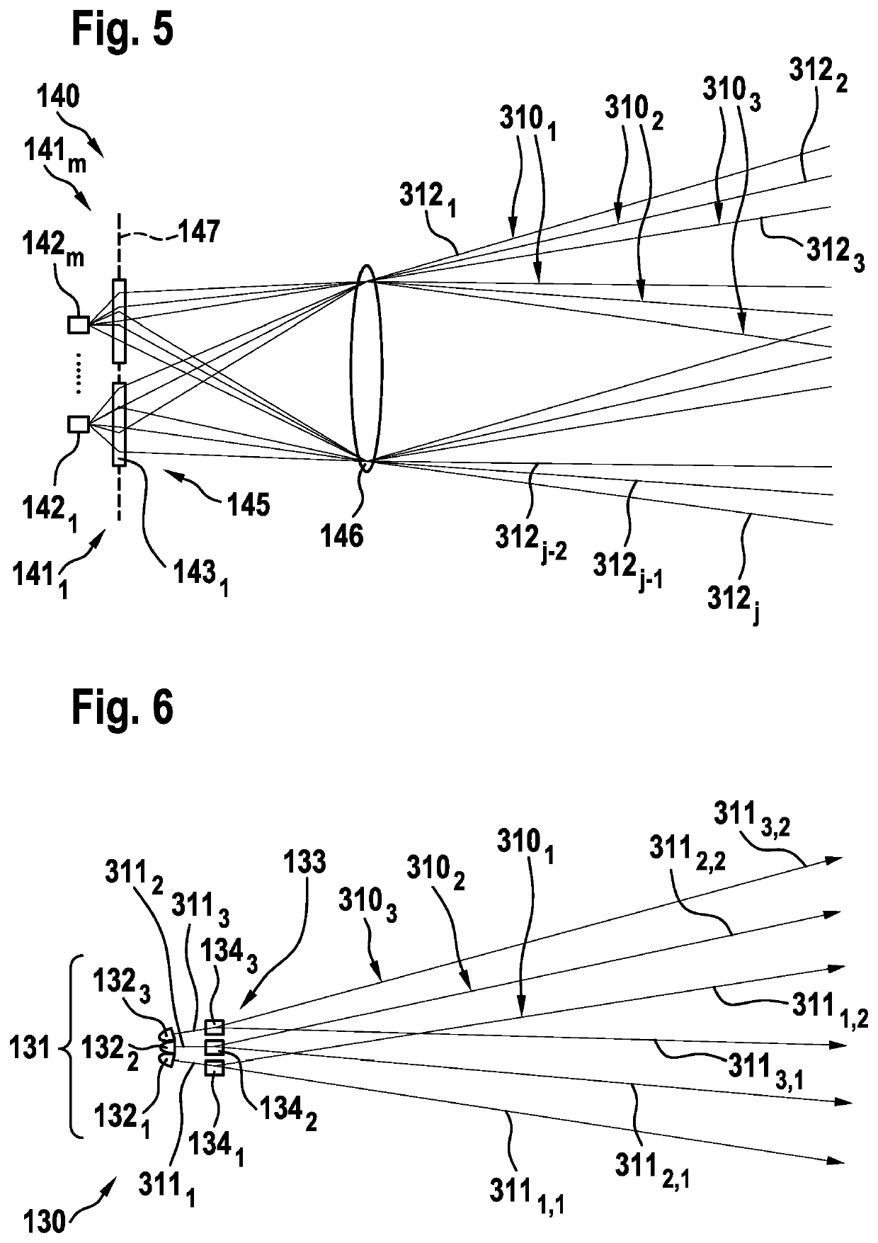 Lidar system including holographic imaging optics