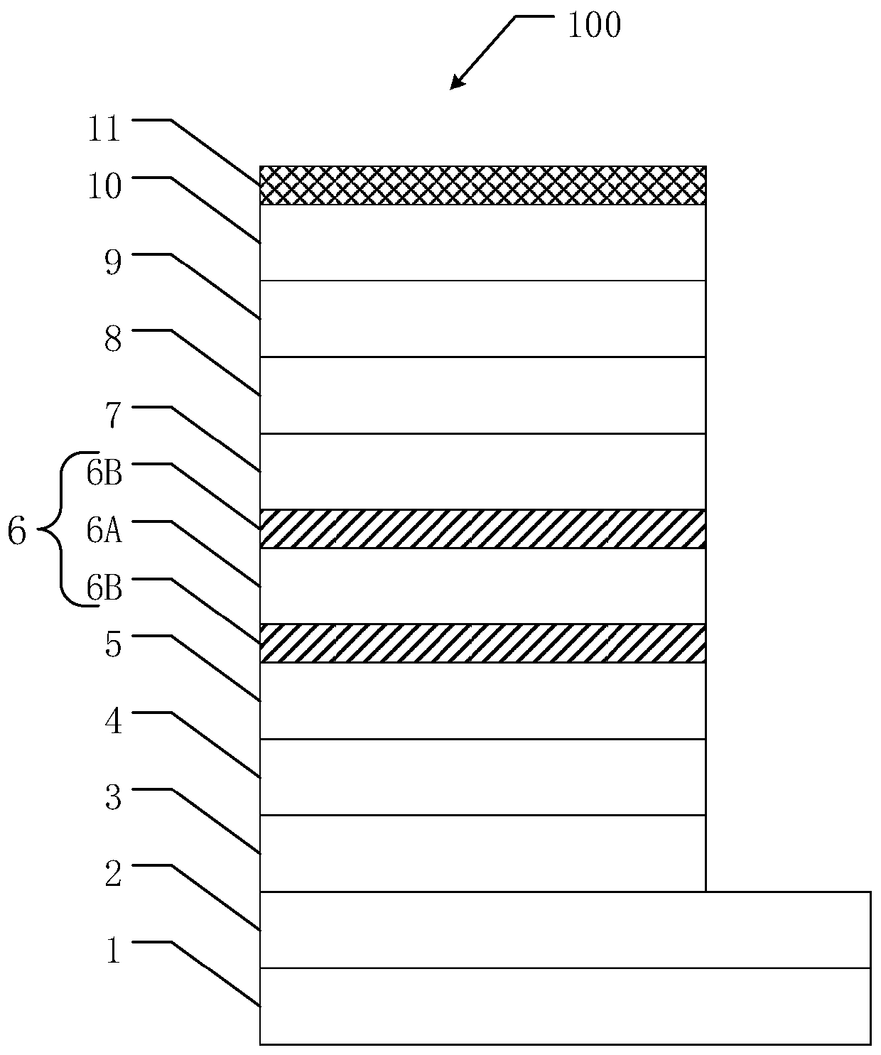 Organic light-emitting diode and preparation method thereof