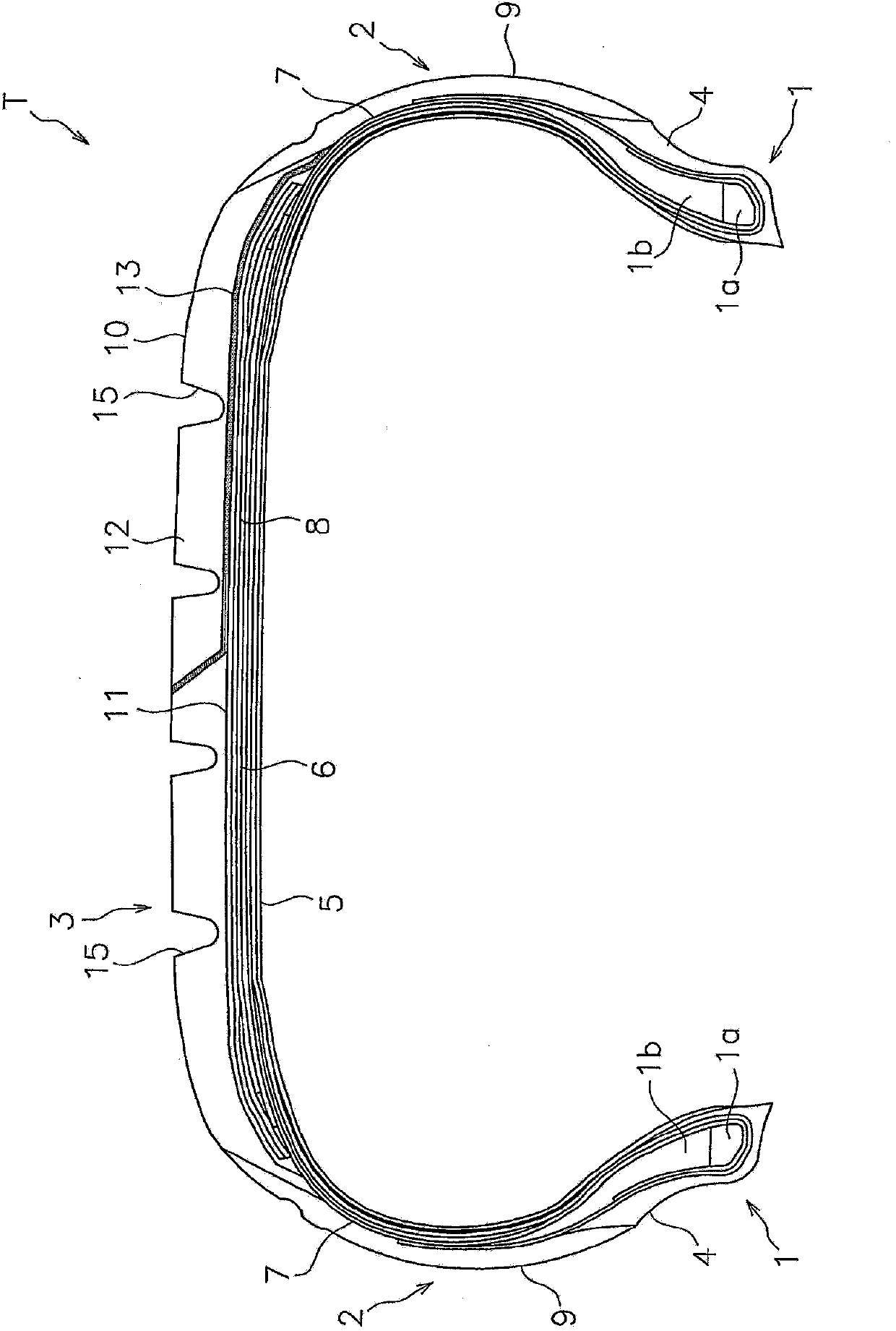 Pneumatic tire and manufacturing method of pneumatic tire