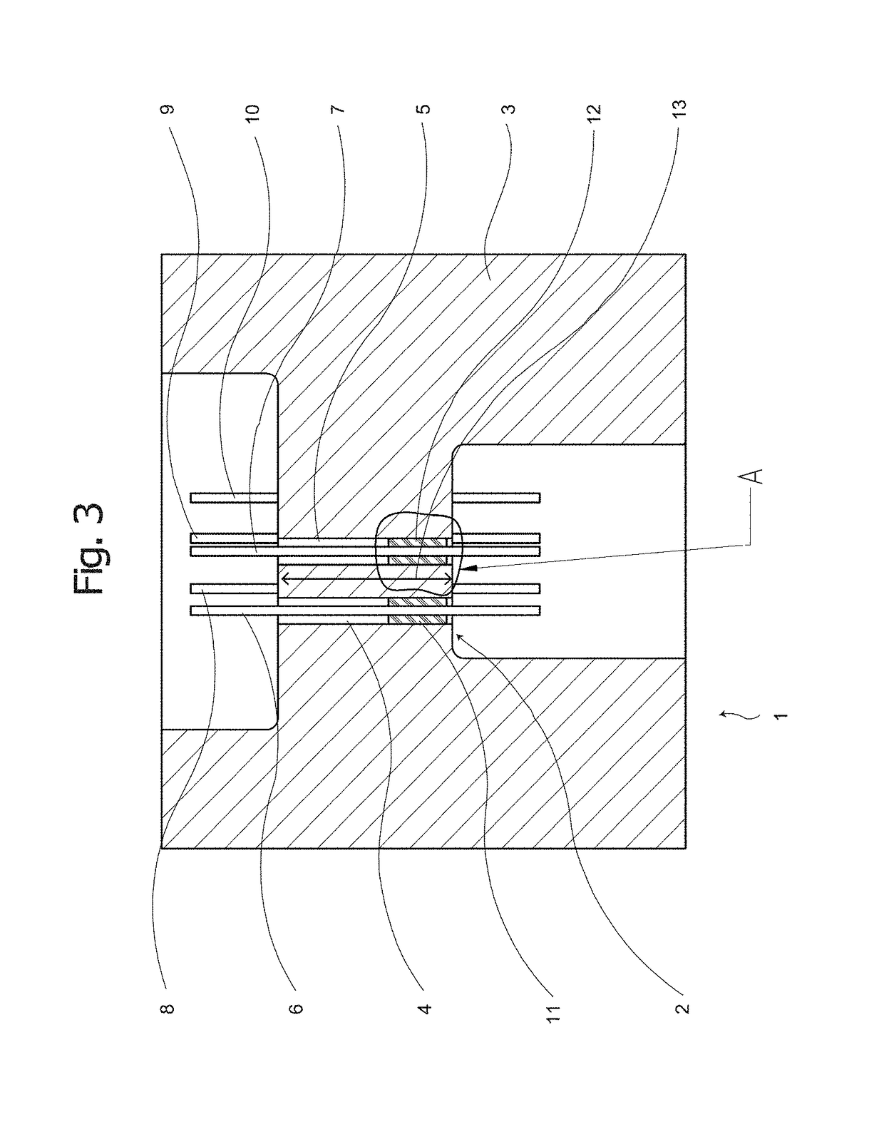 Feed-throughs for high external pressure applications and method for producing same