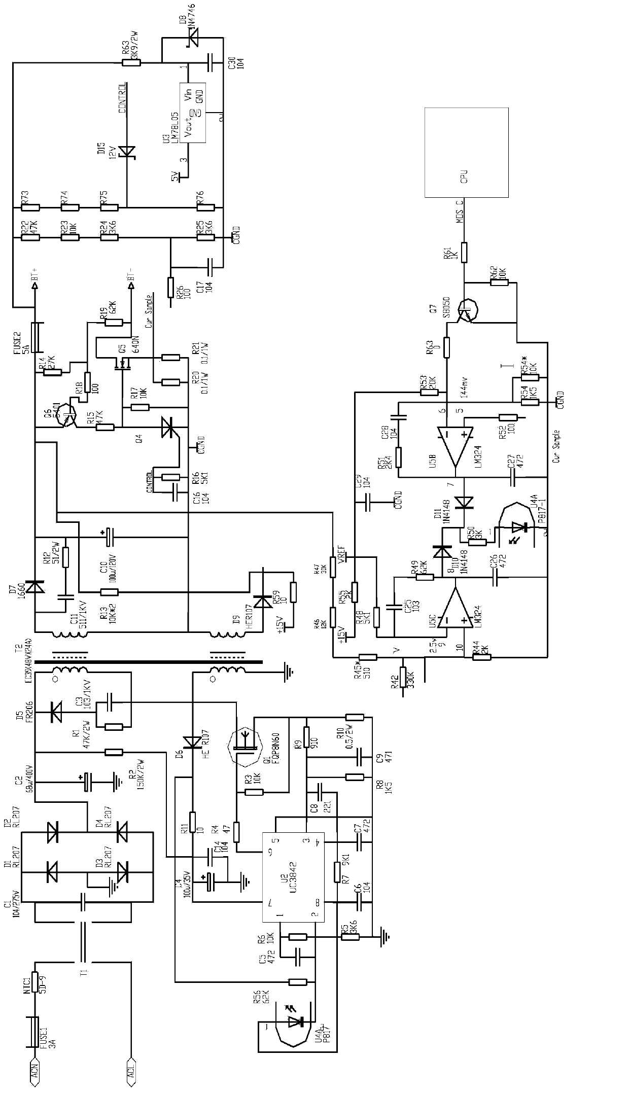 Charging circuit, charger with same, and charging method