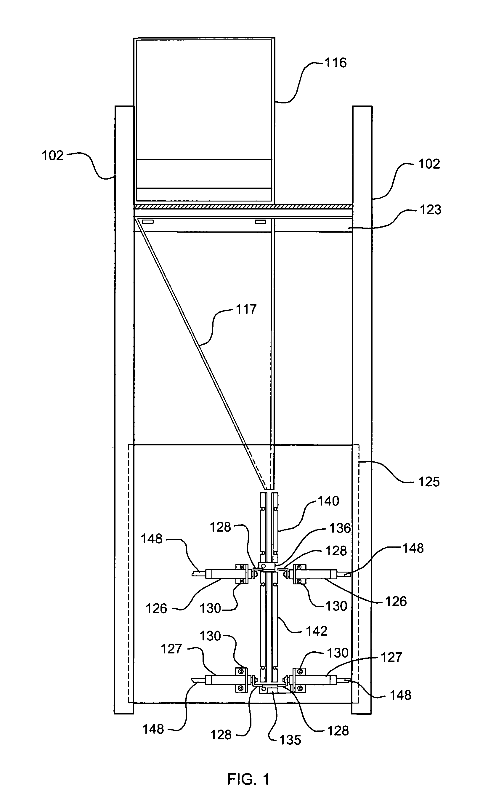 Straw-filling device