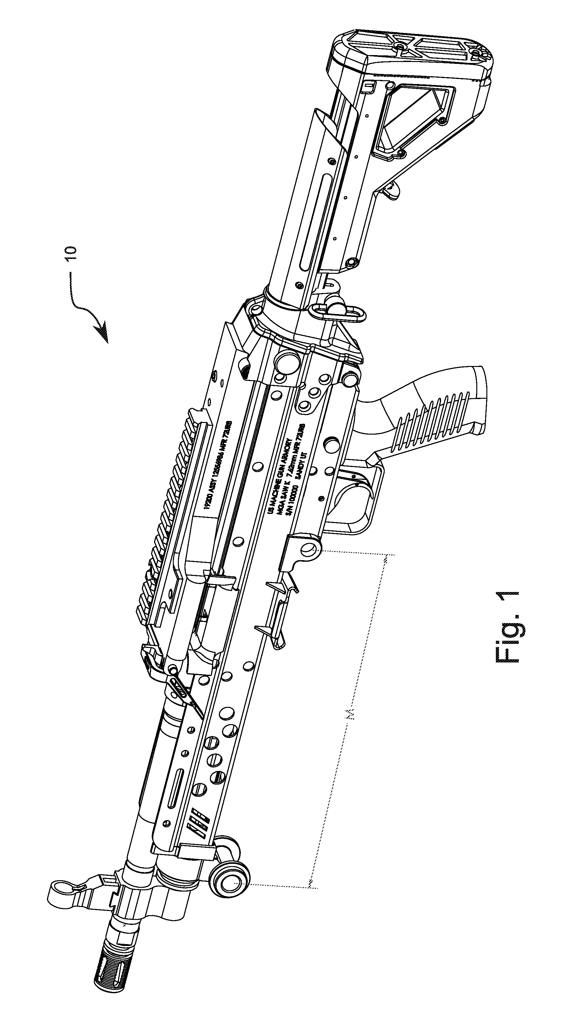 Reduced length belt-fed firearm