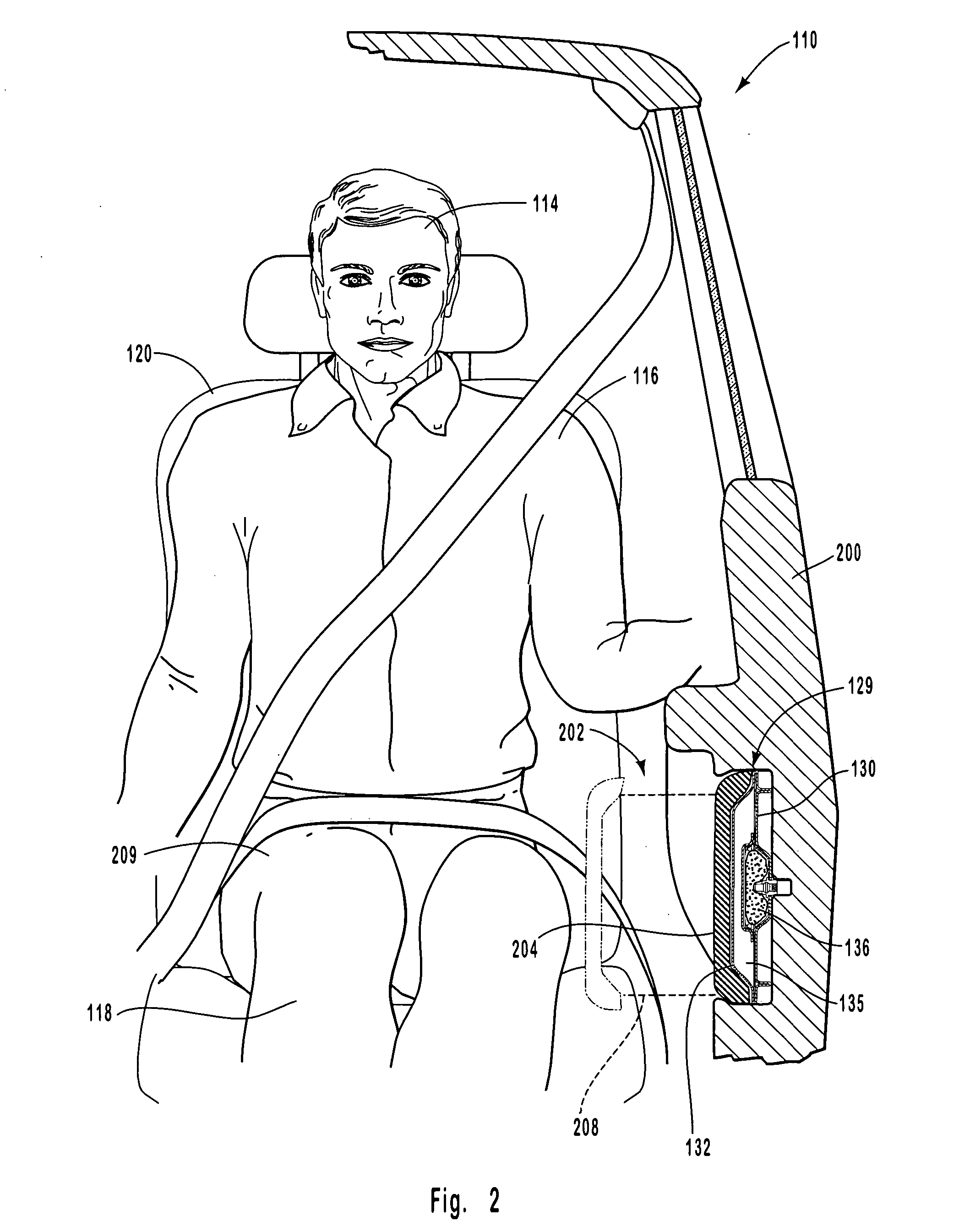 Airbag cushion with integrated inflator