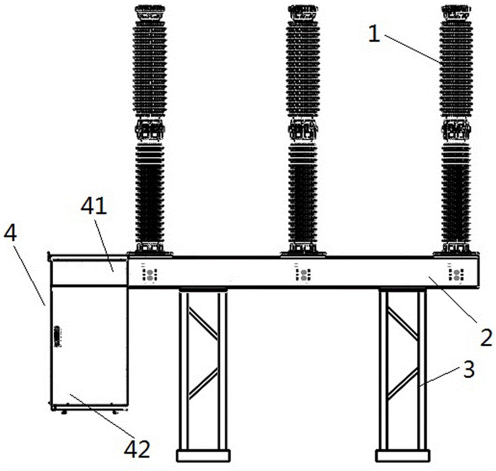 Circuit breaker operating mechanism and circuit breaker and high-voltage switch applying same