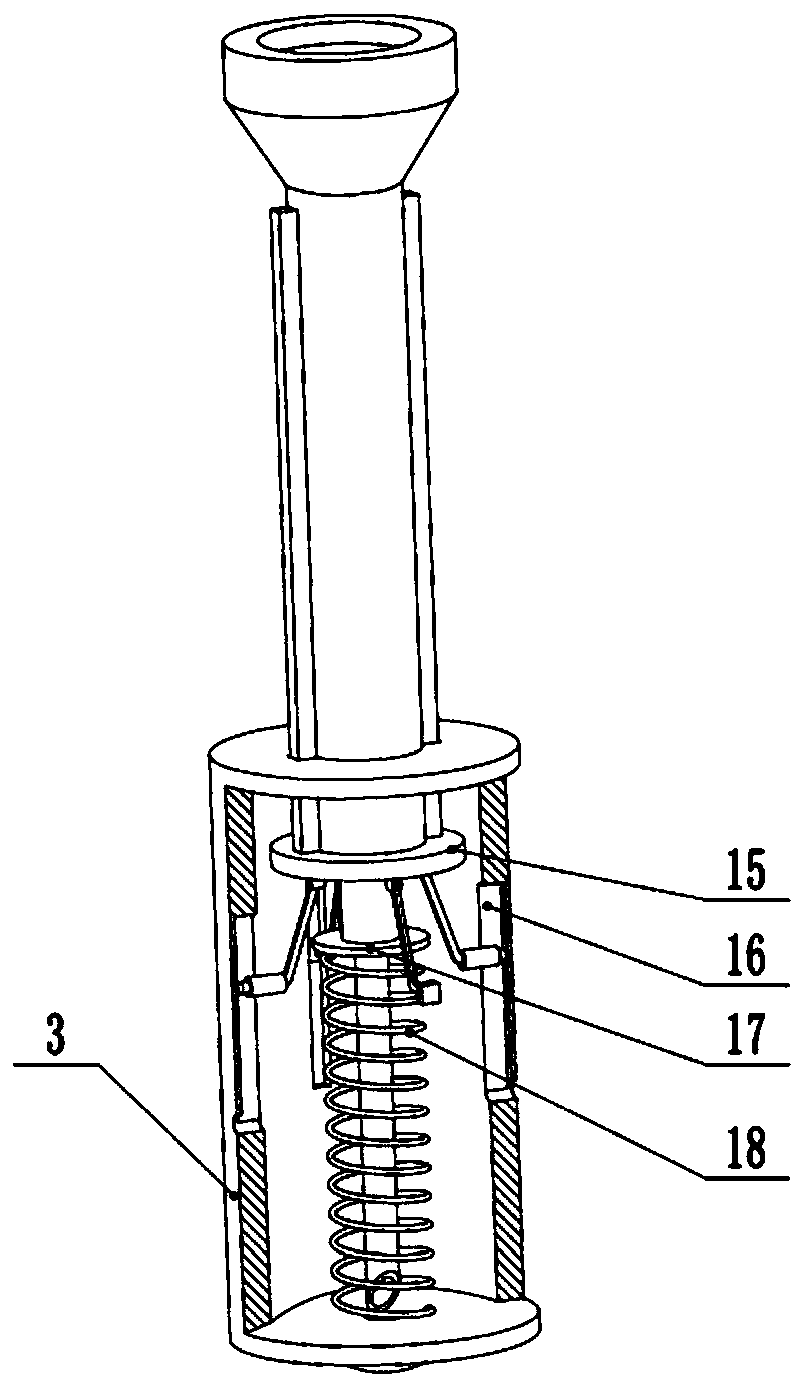 Stabbing-preventing insulin needle