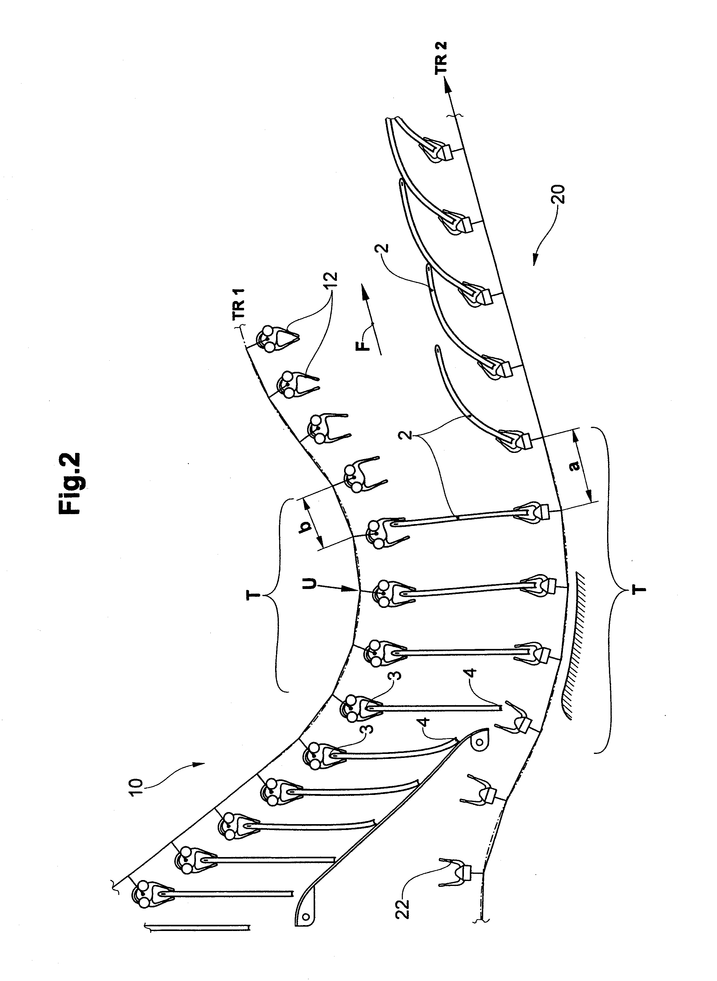 Device and method for the transfer of flexible flat articles